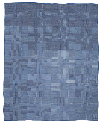 Woven Railroad Denim Quilt