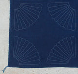 Sashiko Stitched / Indigo Dyed "Bloom Tapestry"