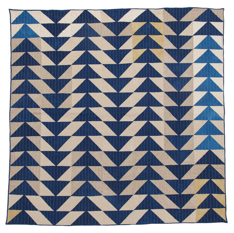 Flying Geese (Indigo and Osage)